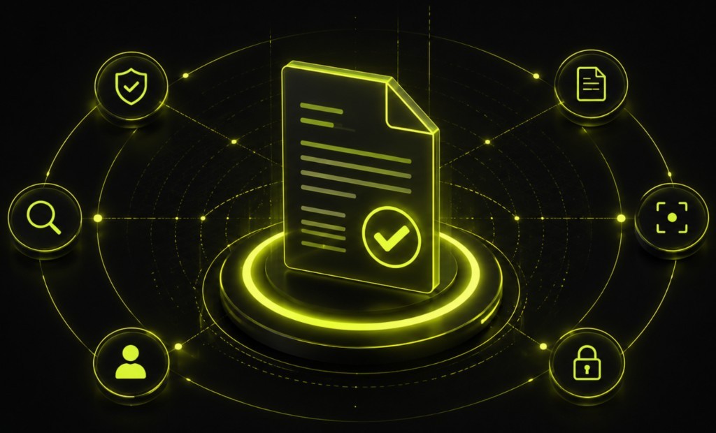 Conceptual verification: confirmed execution with identity, audit, and security checks